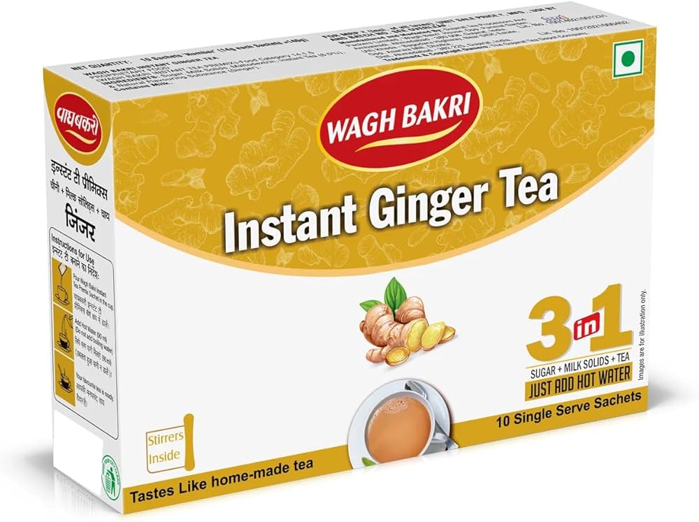 Wagh Bakri Ginger Tea 3in1 140g