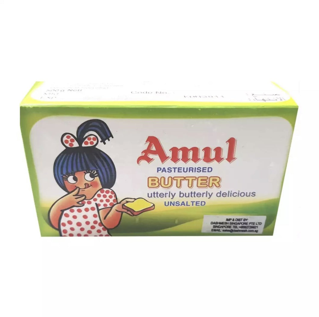 AMUL Butter 500g (Unsalted)