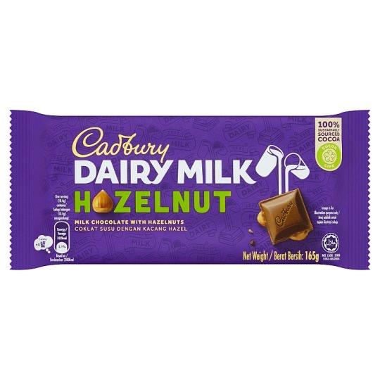CADBURY Dairy Milk Hazelnut Chocolate 160g