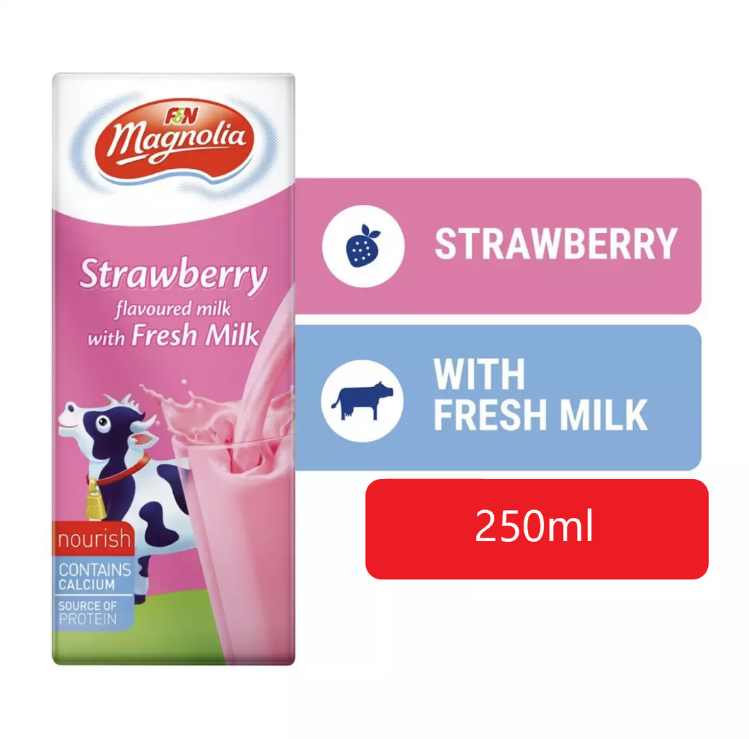 F&N Magnolia Strawberry Milk 250ml