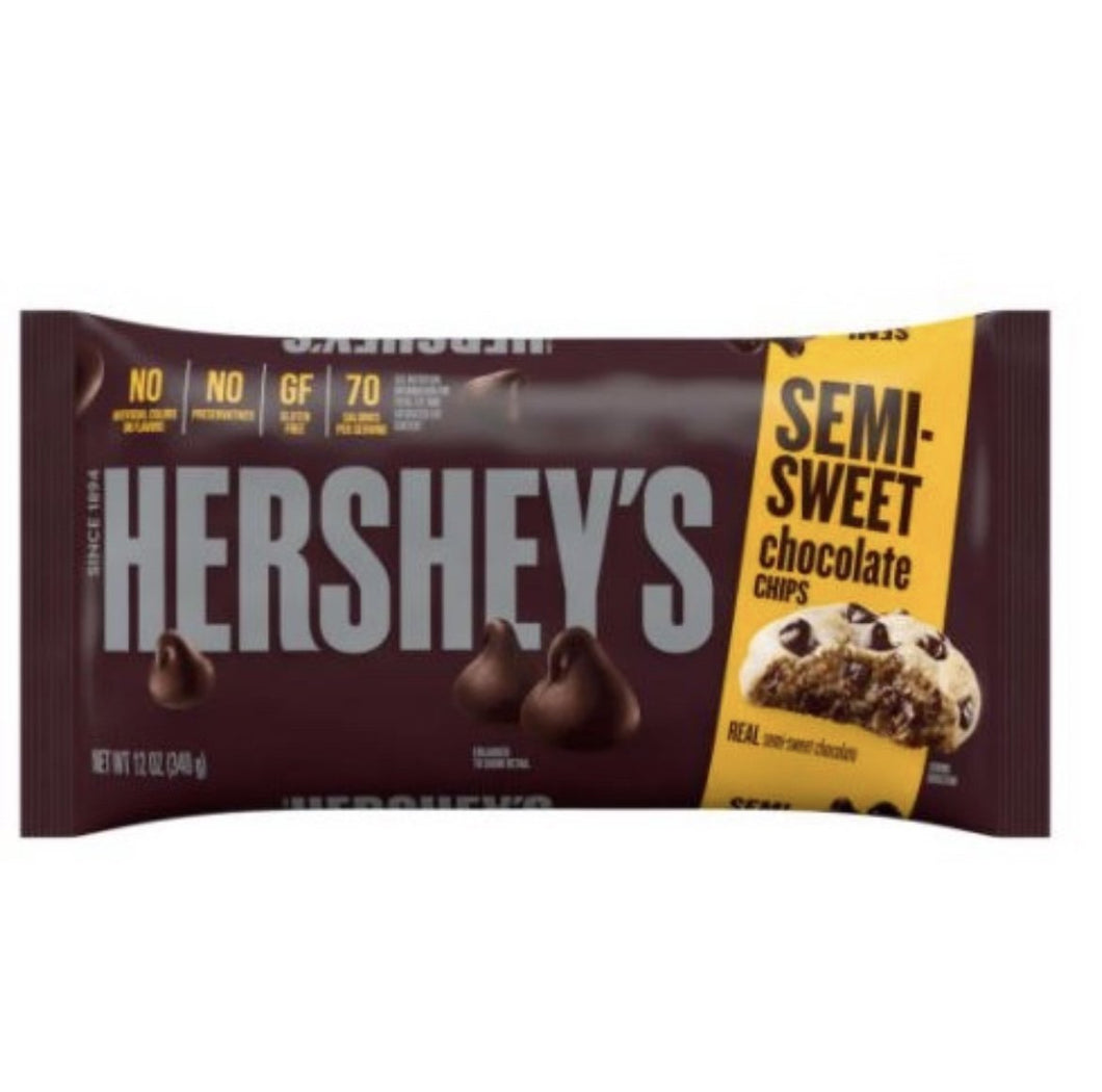HERSHEY'S Semi-Sweet Chocolate Chips 340g