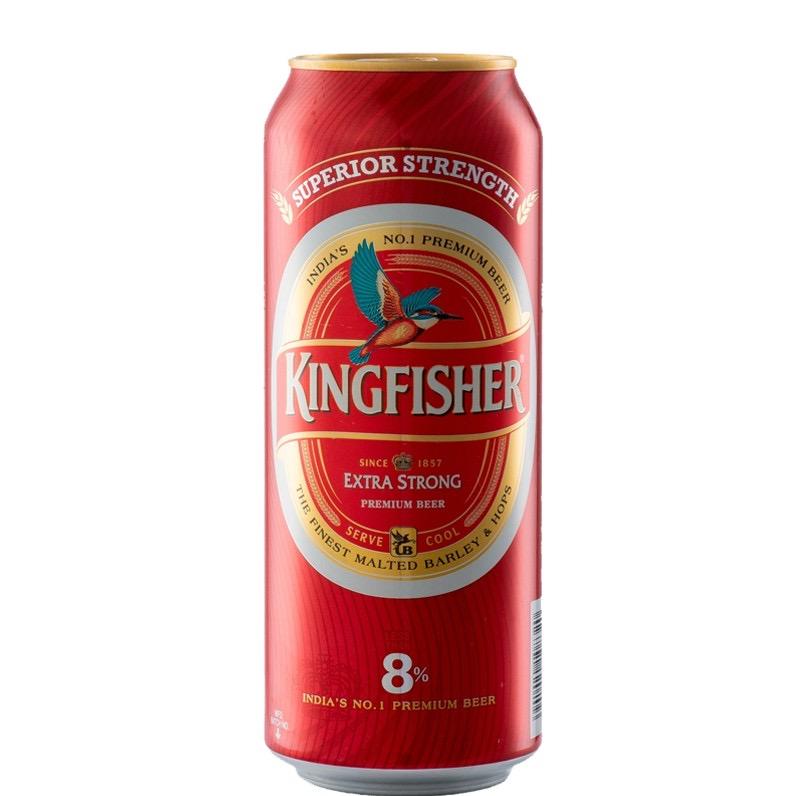 KINGFISHER Extra Strong Beer Can 490ml