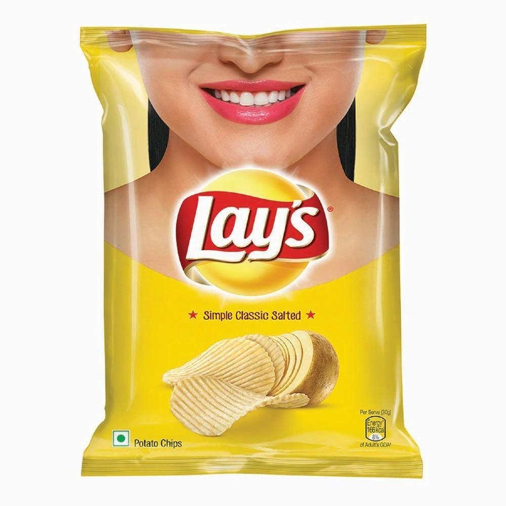 LAY'S Classic Salted Potato Chips 78g