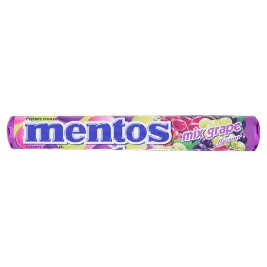 MENTOS Chewy Candy Roll Mix Grape 37.5g