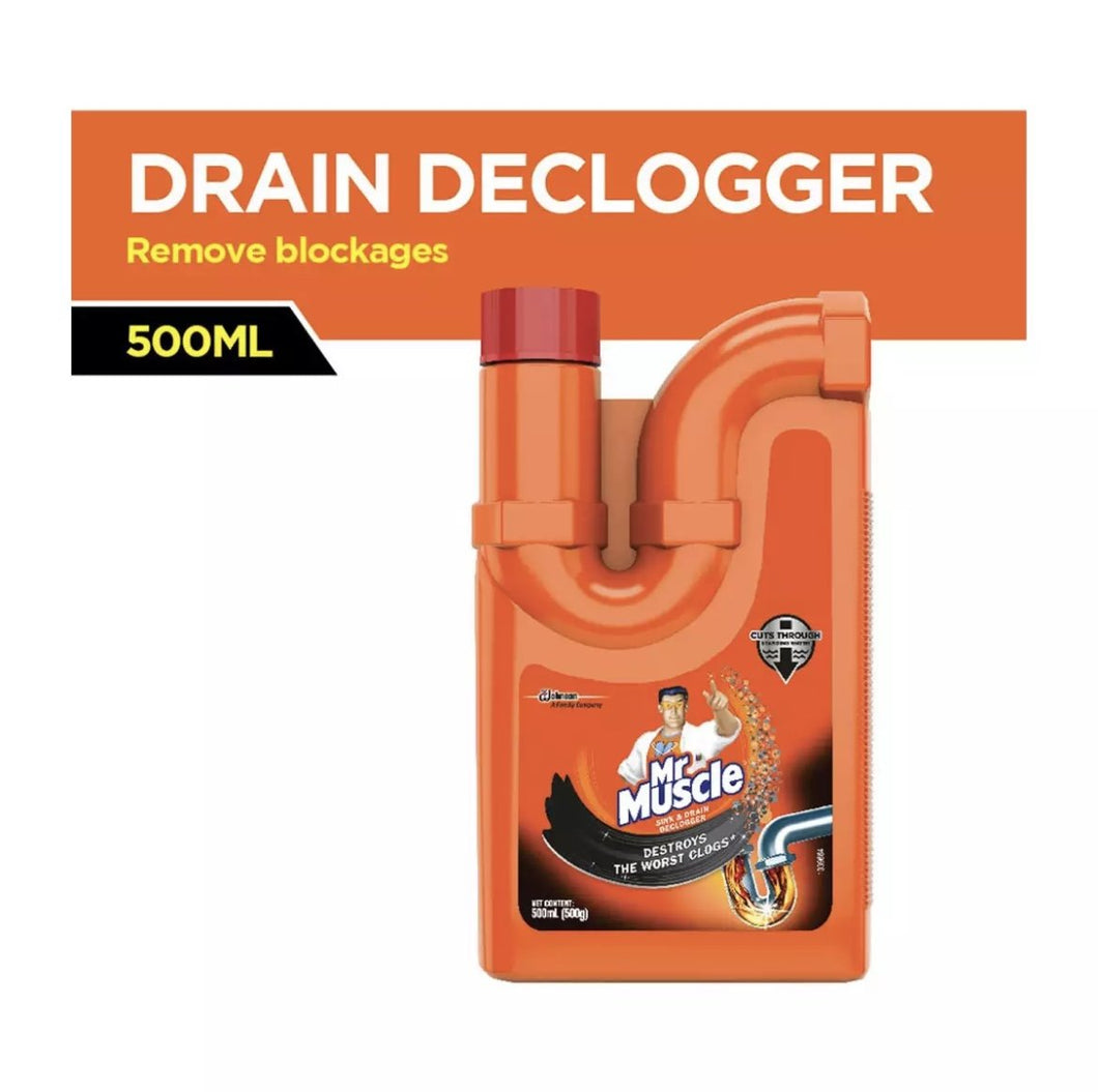 MR MUSCLE Sink & Drain Declogger 500ml