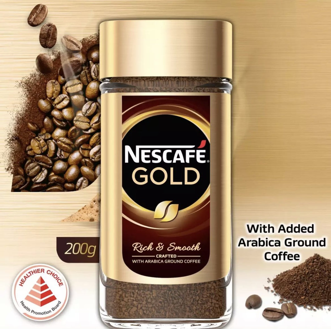 NESCAFE Gold Instant Arabica Ground Coffee 200g