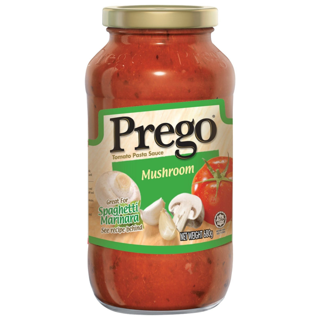 PREGO 100% Natural Mushroom Tomato Pasta Sauce 680g