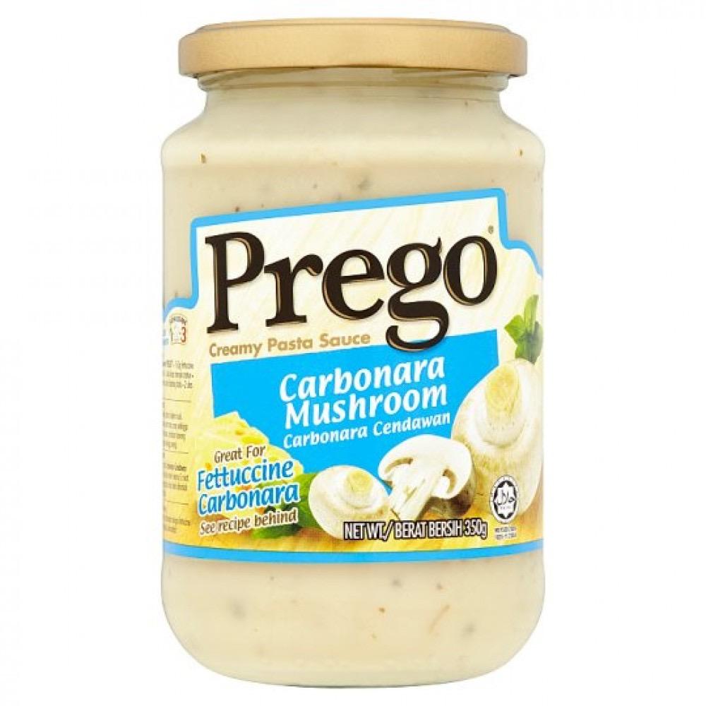 PREGO Carbonara Mushroom Pasta Sauce 350g