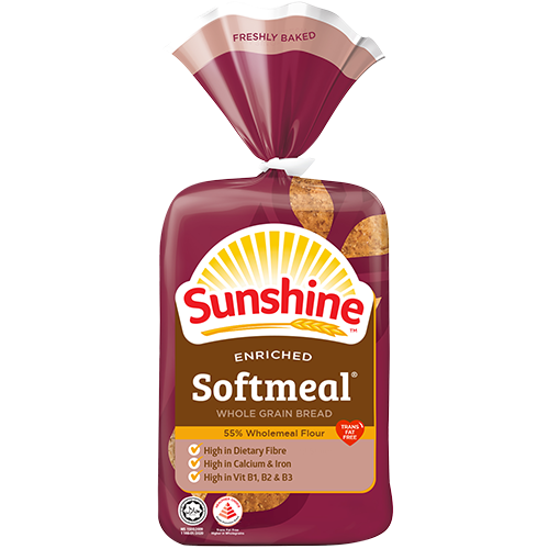 SUNSHINE Enriched Softmeal Whole Grain Bread 400g
