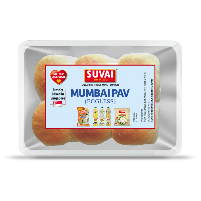SUVAI Mumbai Pav Bun 6x