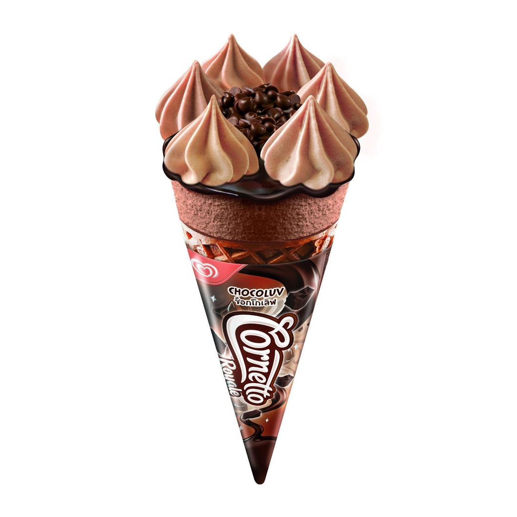 WALL'S Cornetto Royale Chocoluv Ice Cream Cone 88g